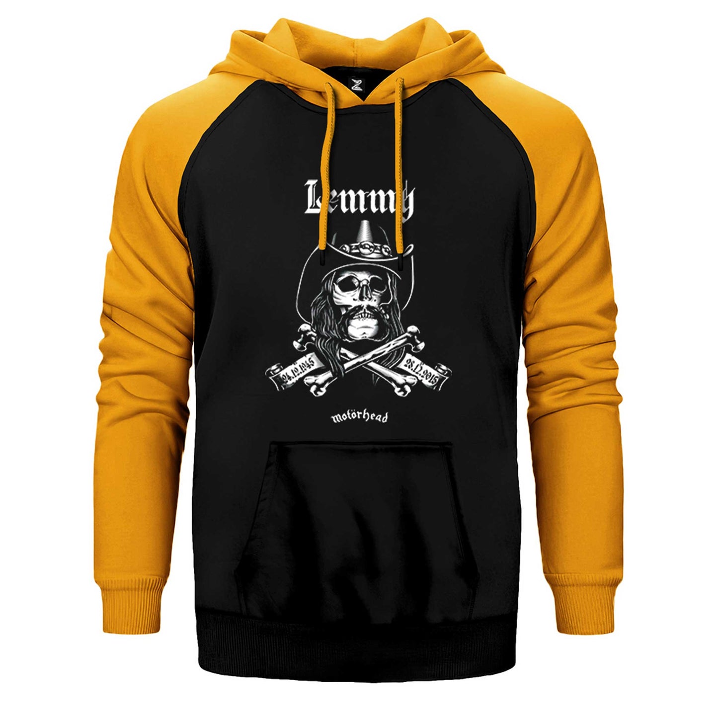 Motörhead Lemmy Kilmister Skull Çift Renk Reglan Kol Sweatshirt / Hoodie
