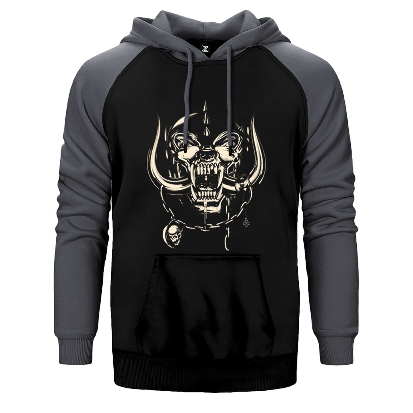 Motörhead Logo Çift Renk Reglan Kol Sweatshirt / Hoodie
