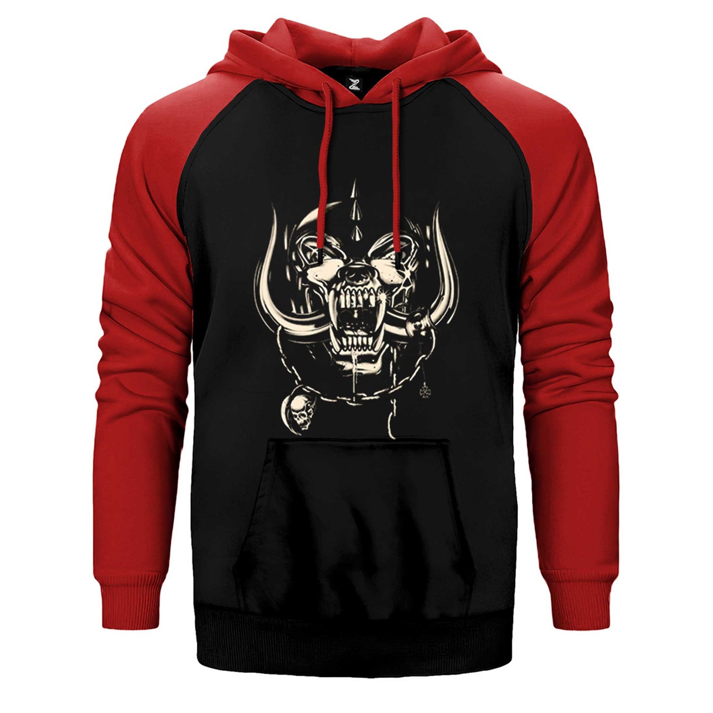 Motörhead Logo Çift Renk Reglan Kol Sweatshirt / Hoodie