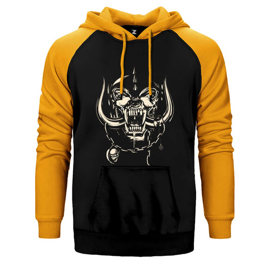 Motörhead Logo Çift Renk Reglan Kol Sweatshirt / Hoodie