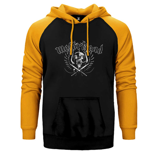 Motörhead Reportage Çift Renk Reglan Kol Sweatshirt / Hoodie