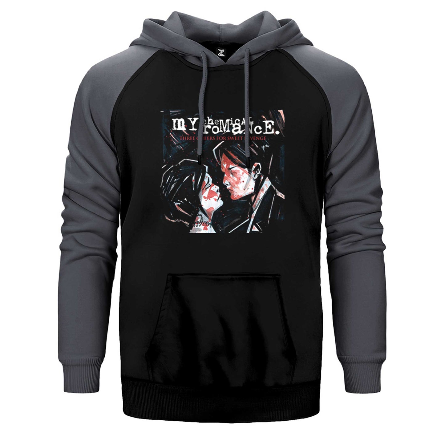 My Chemical Romance Three Cheers for Sweet Revenge Çift Renk Reglan Kol Sweatshirt / Hoodie