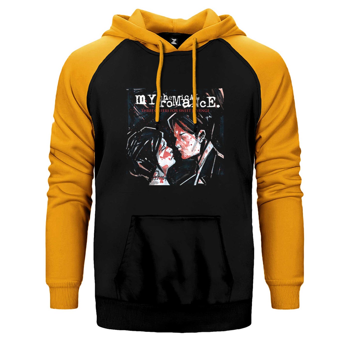 My Chemical Romance Three Cheers for Sweet Revenge Çift Renk Reglan Kol Sweatshirt / Hoodie