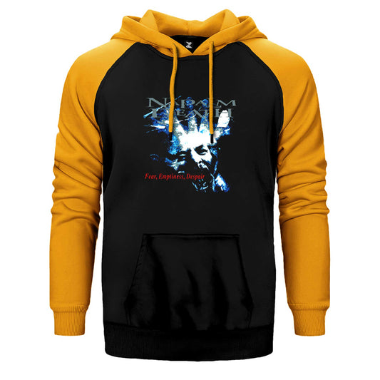 Napalm Death Fear Emptine Çift Renk Reglan Kol Sweatshirt / Hoodie