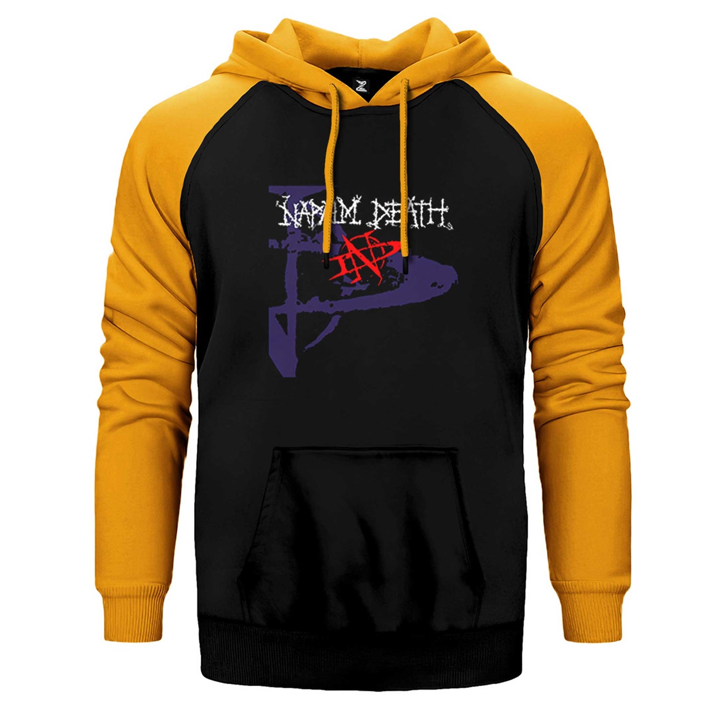 Napalm Death Greed Killing Çift Renk Reglan Kol Sweatshirt / Hoodie