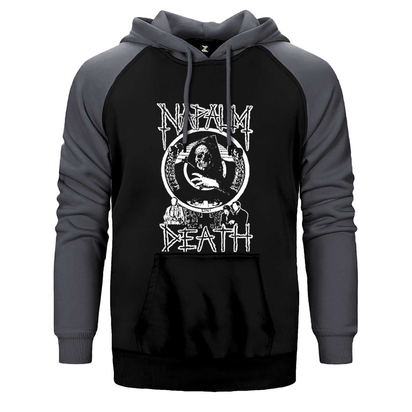 Napalm Death Smear Campaign Çift Renk Reglan Kol Sweatshirt / Hoodie