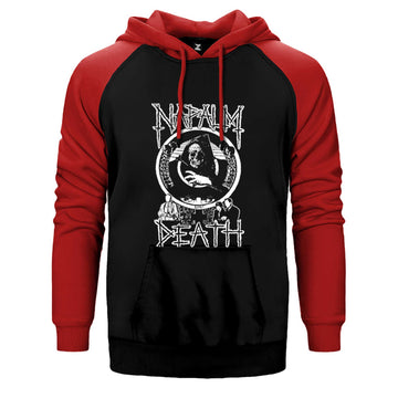 Napalm Death Smear Campaign Çift Renk Reglan Kol Sweatshirt / Hoodie