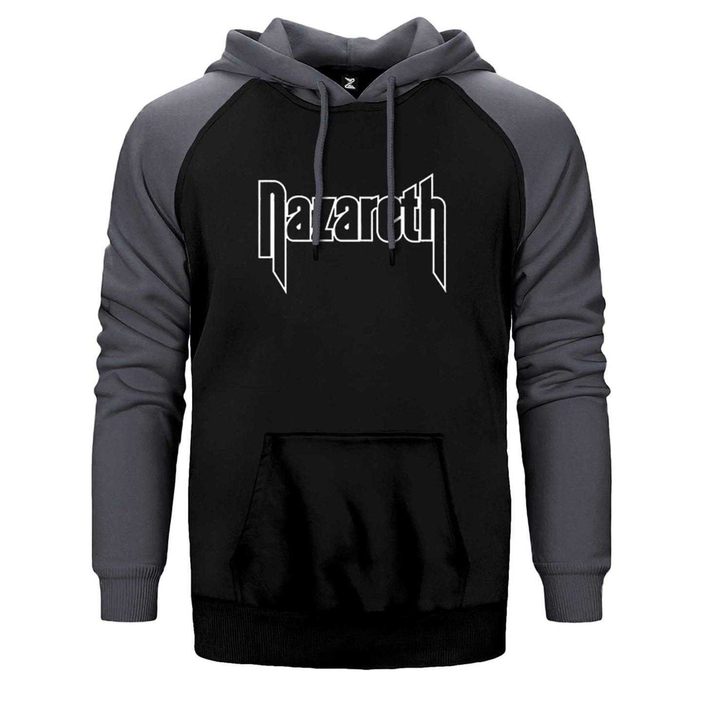 Nazareth Logo Çift Renk Reglan Kol Sweatshirt / Hoodie