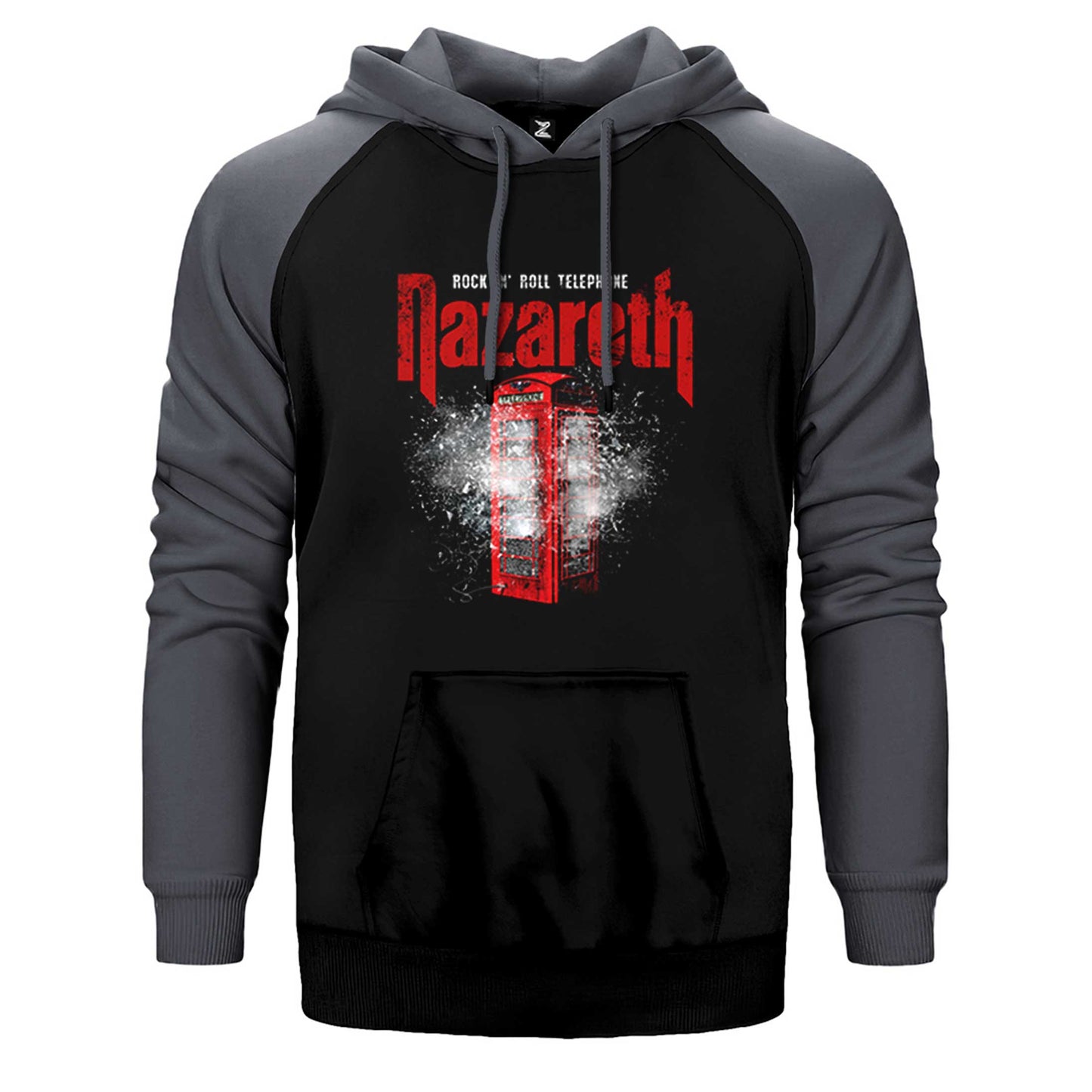 Nazareth Rock 'N' Roll Telephone Çift Renk Reglan Kol Sweatshirt / Hoodie