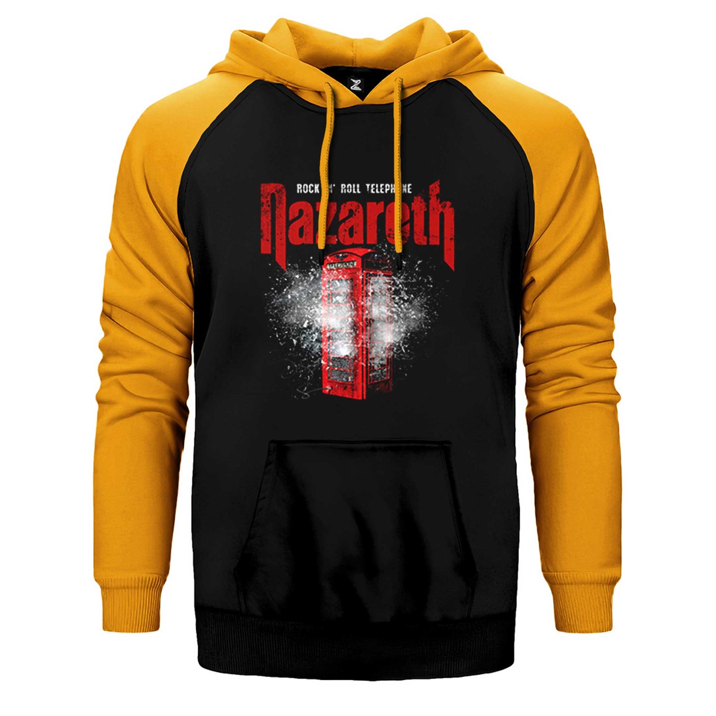 Nazareth Rock 'N' Roll Telephone Çift Renk Reglan Kol Sweatshirt / Hoodie