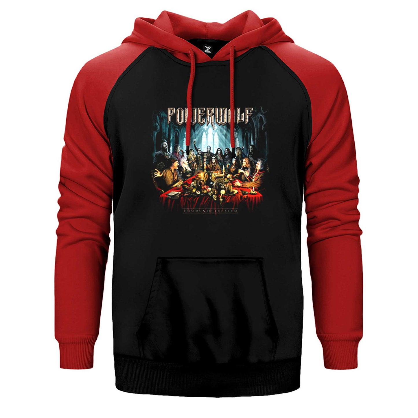 Powerwolf Communio Lupatum Çift Renk Reglan Kol Sweatshirt / Hoodie