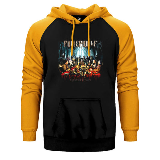 Powerwolf Communio Lupatum Çift Renk Reglan Kol Sweatshirt / Hoodie