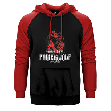 Powerwolf Lupus Dei Çift Renk Reglan Kol Sweatshirt / Hoodie