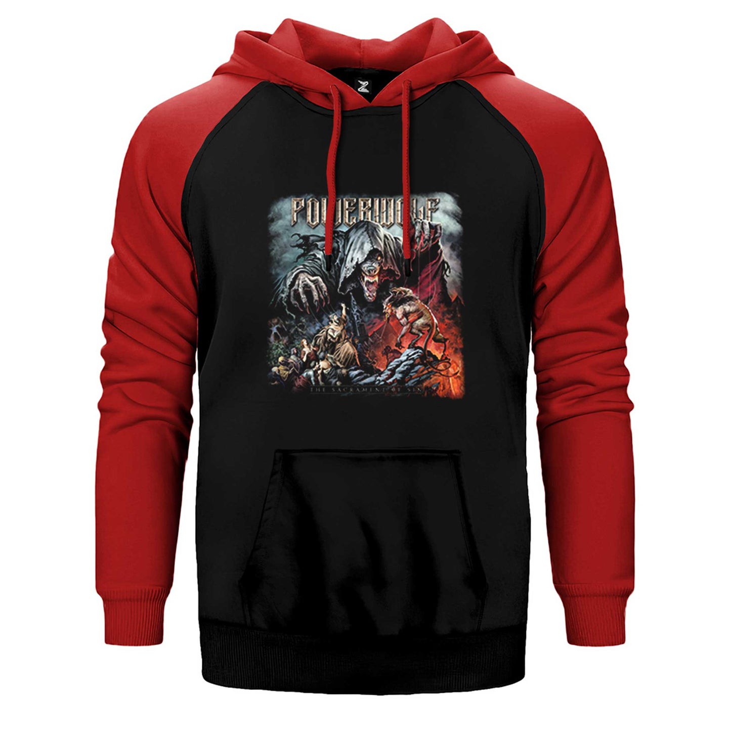 Powerwolf The Sacrament of Sin Çift Renk Reglan Kol Sweatshirt / Hoodie