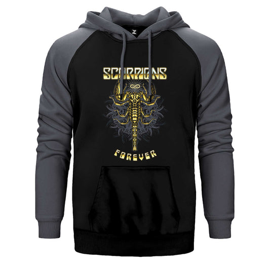 Scorpions Forever Çift Renk Reglan Kol Sweatshirt / Hoodie