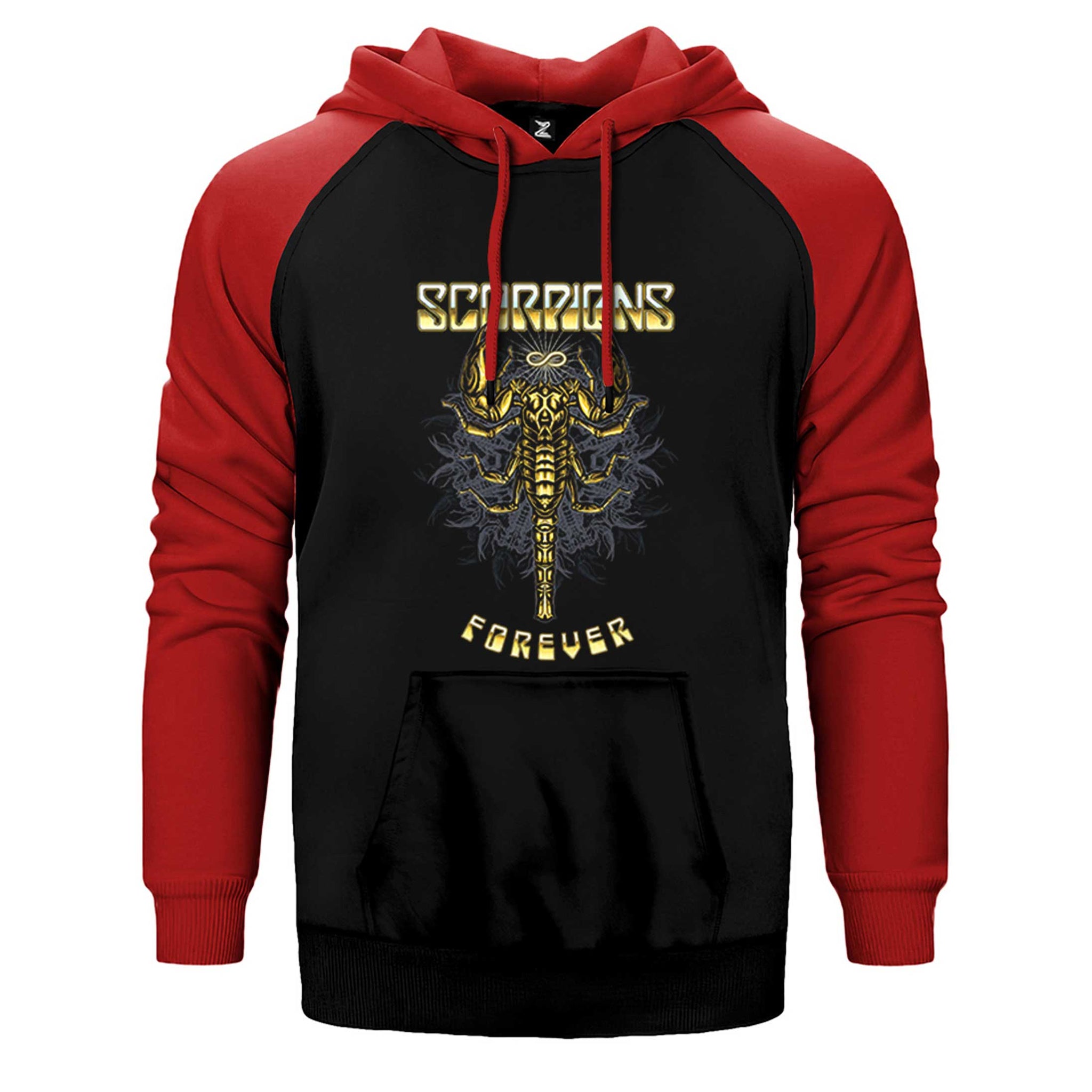 Scorpions Forever Çift Renk Reglan Kol Sweatshirt / Hoodie