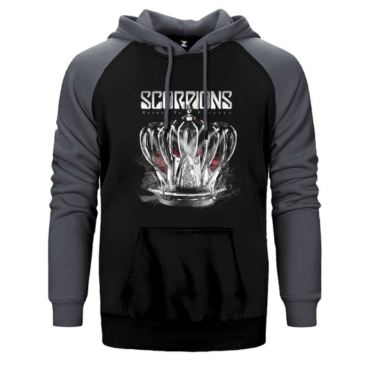 Scorpions Return To Forever Çift Renk Reglan Kol Sweatshirt / Hoodie