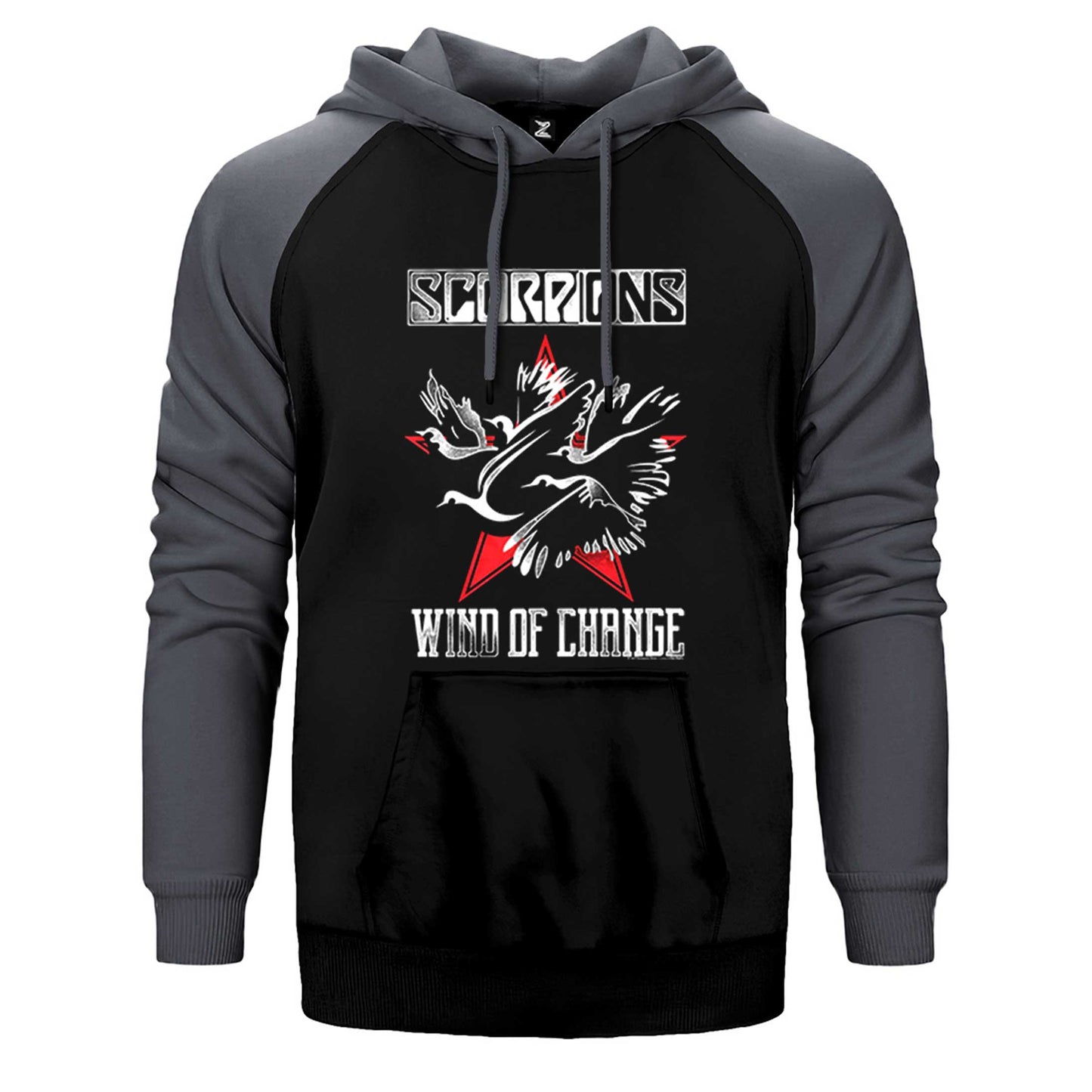 Scorpions Wind Of Change Çift Renk Reglan Kol Sweatshirt / Hoodie