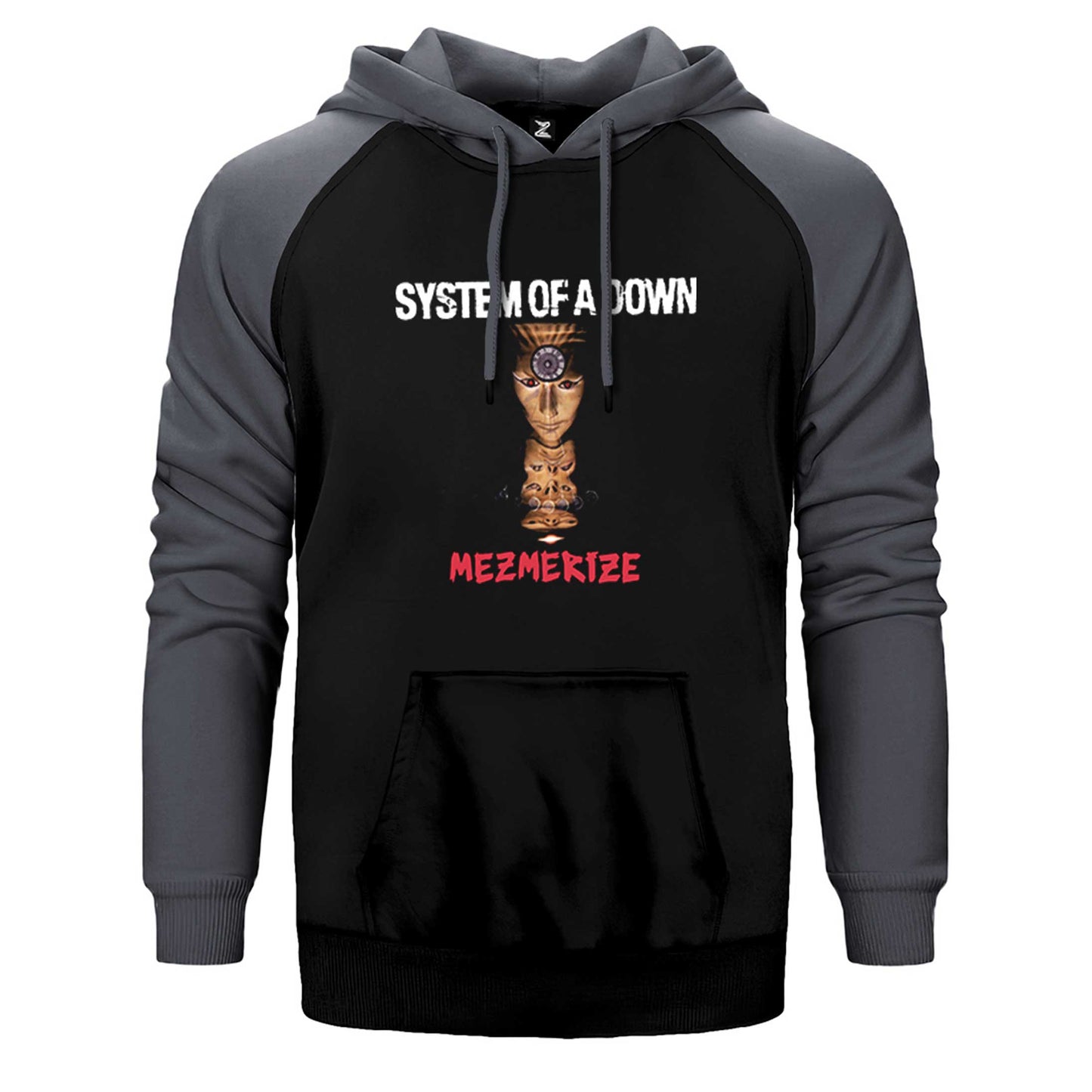 System of a Down Mezmerize Çift Renk Reglan Kol Sweatshirt / Hoodie