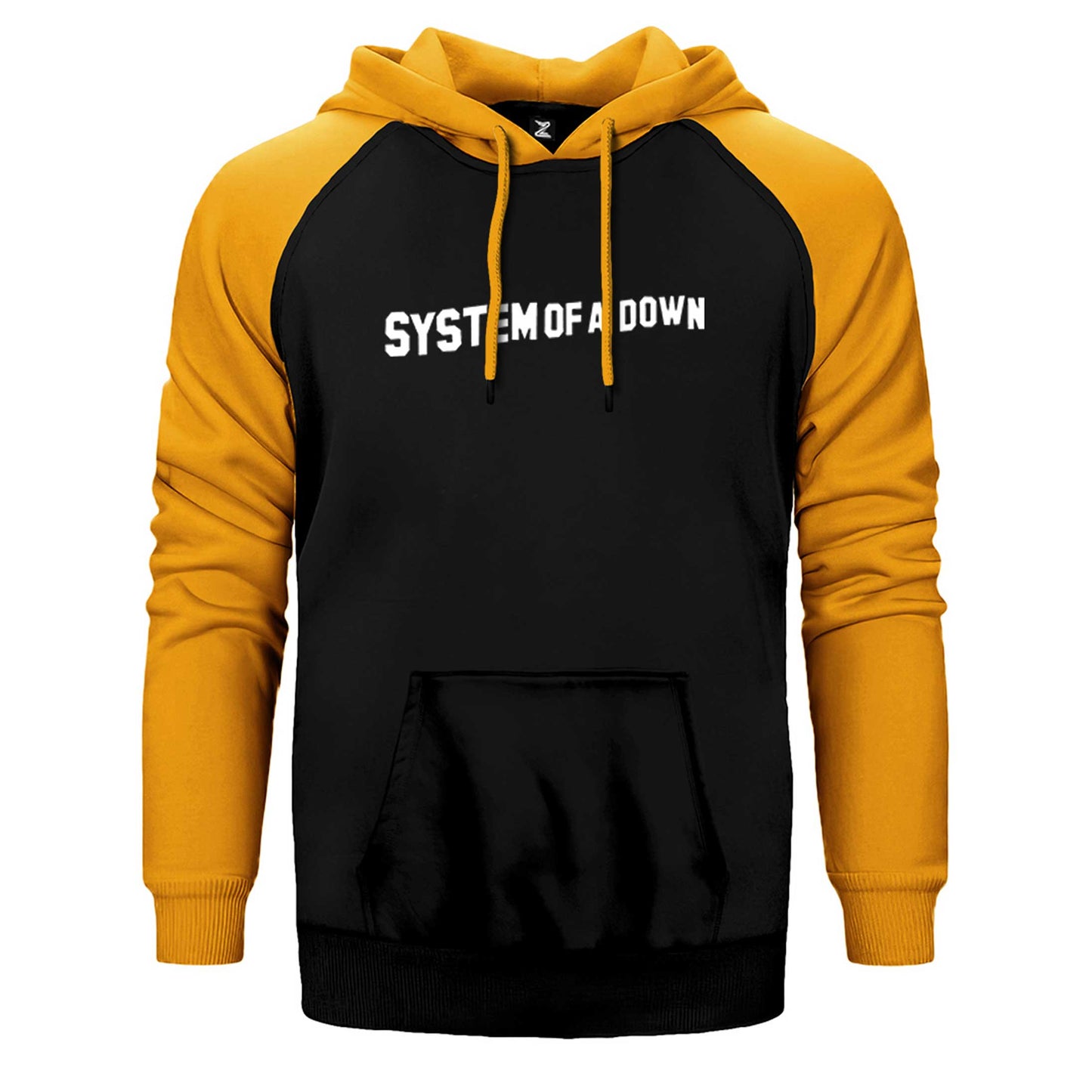 System of a Down Yazı Çift Renk Reglan Kol Sweatshirt / Hoodie