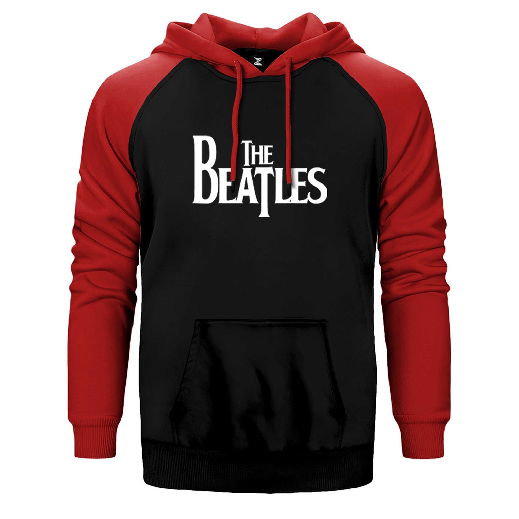 The Beatles Logo Çift Renk Reglan Kol Sweatshirt / Hoodie