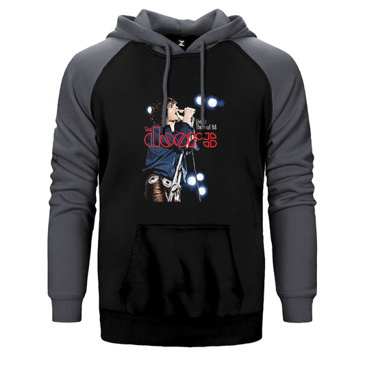 The Doors in Concert Konser Çift Renk Reglan Kol Sweatshirt / Hoodie