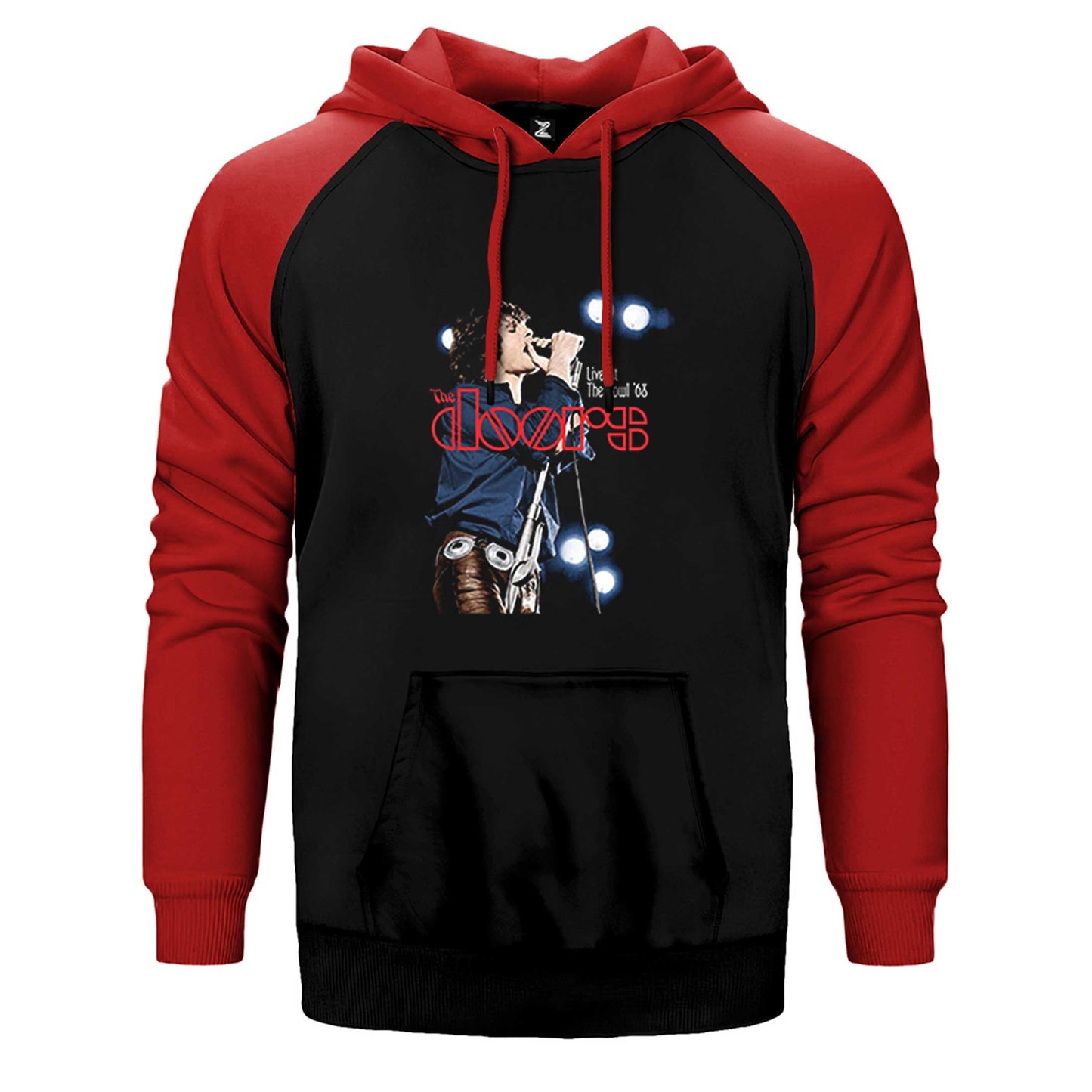 The Doors in Concert Konser Çift Renk Reglan Kol Sweatshirt / Hoodie