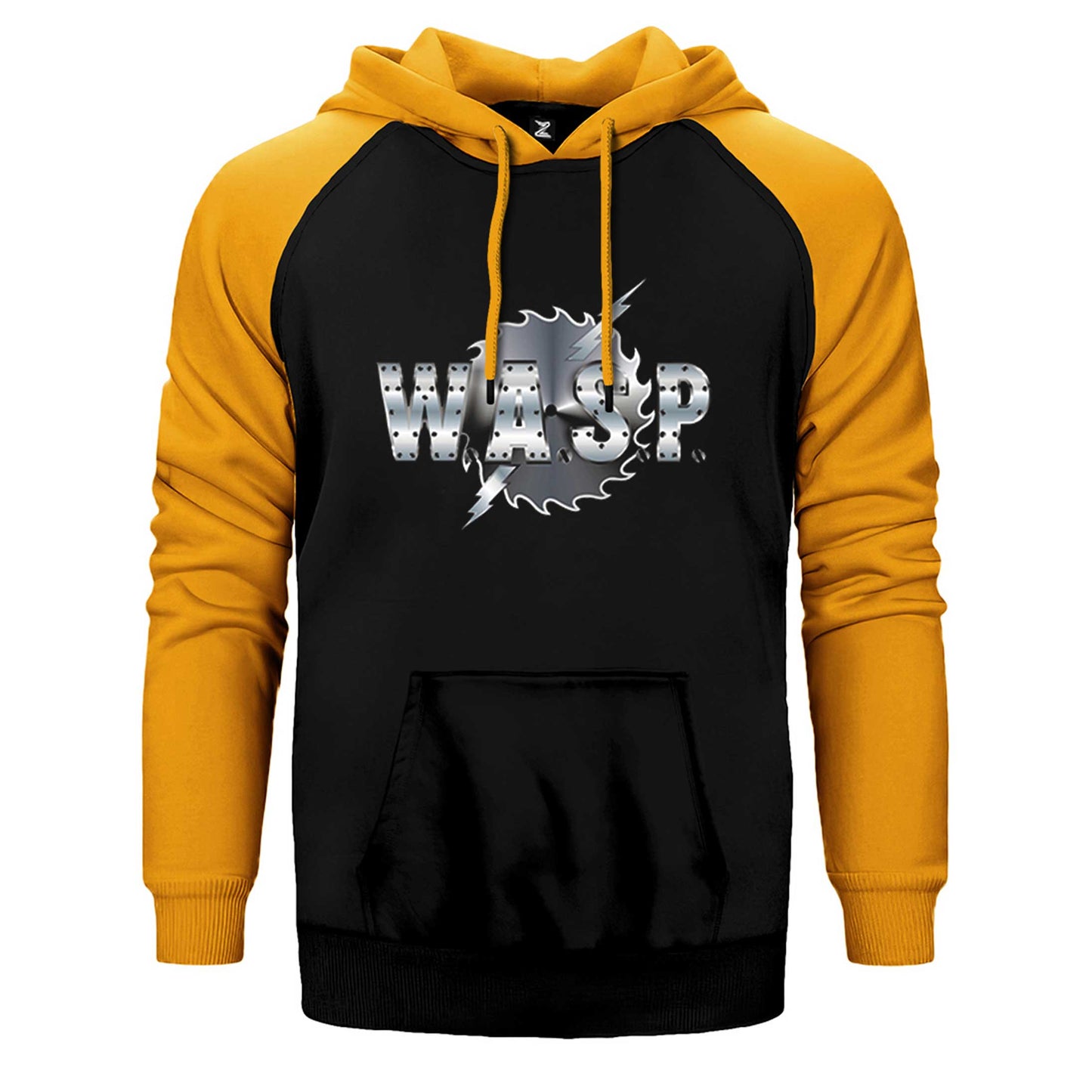 WASP Logo Çift Renk Reglan Kol Sweatshirt / Hoodie