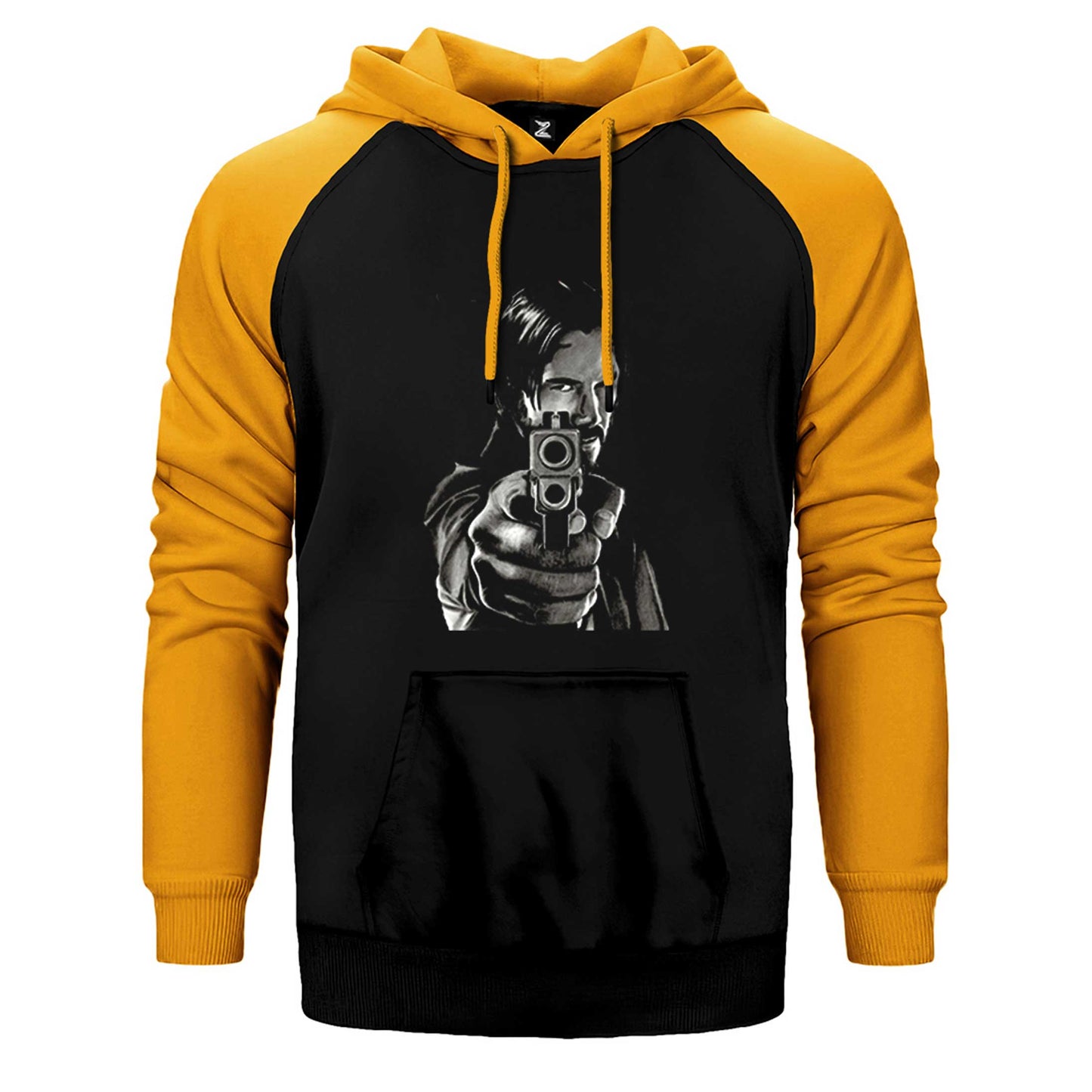 John Wick 4 Guns Çift Renk Reglan Kol Sweatshirt / Hoodie