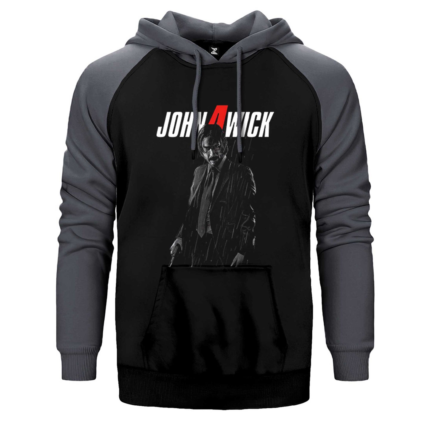 John Wick 4 Man Çift Renk Reglan Kol Sweatshirt / Hoodie