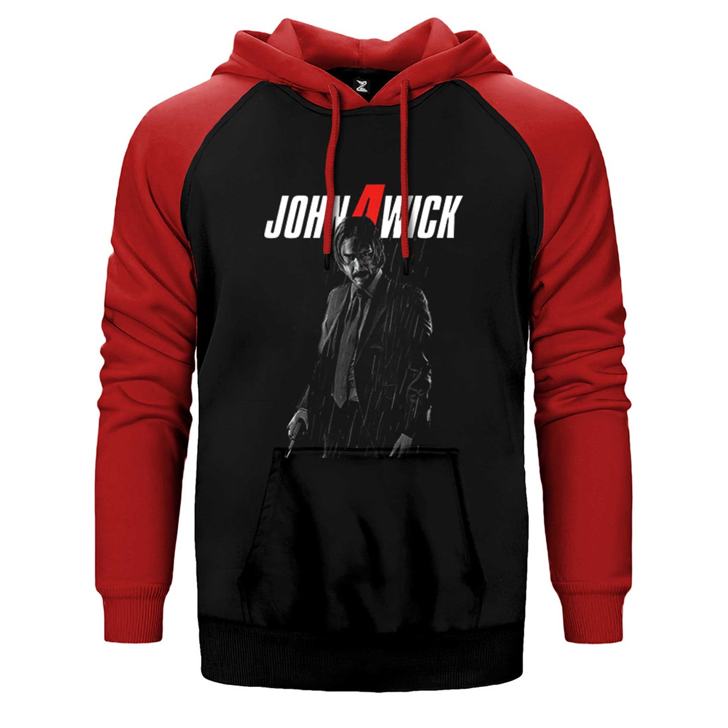 John Wick 4 Man Çift Renk Reglan Kol Sweatshirt / Hoodie
