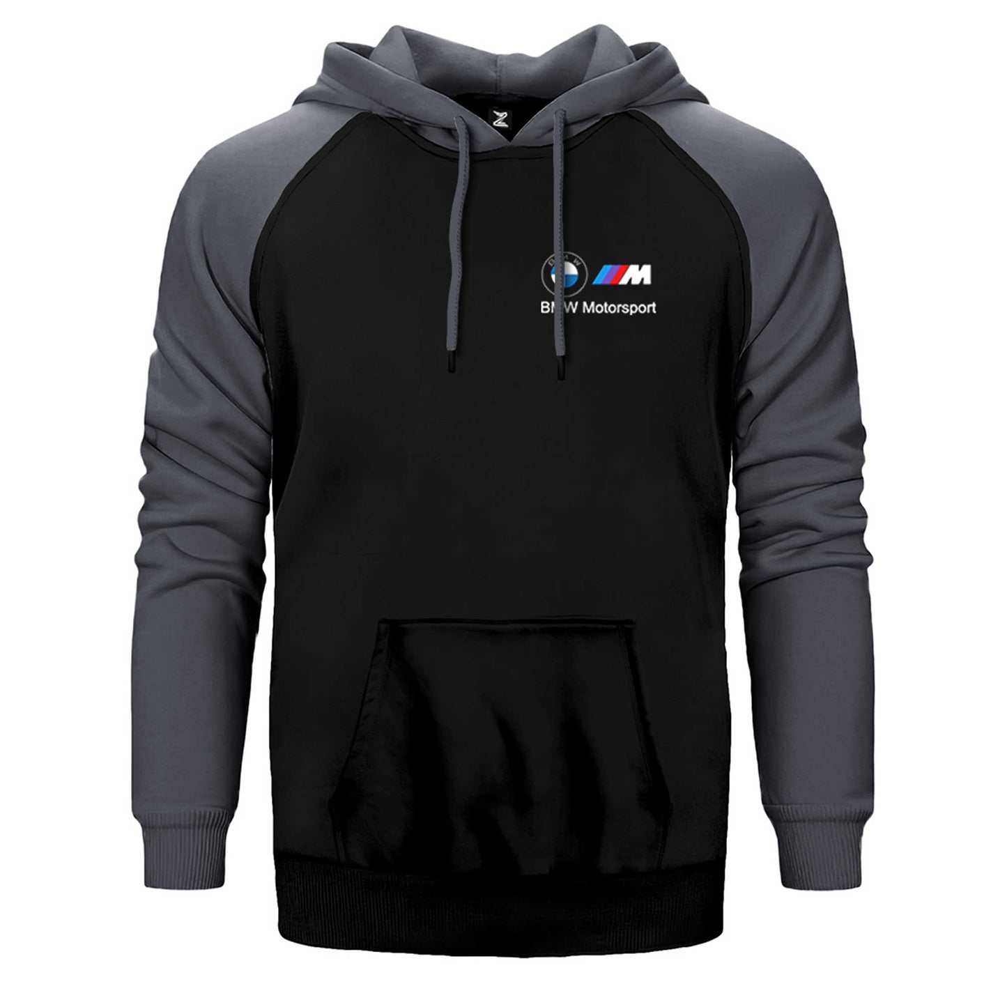 BMW Logo M Power Motorsport 2 Çift Renk Reglan Kol Sweatshirt / Hoodie