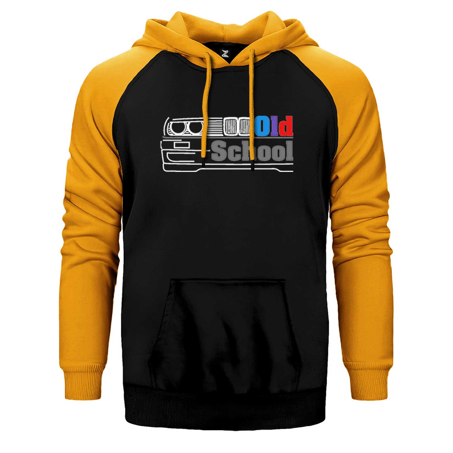 BMW Old School E30 Color Çift Renk Reglan Kol Sweatshirt / Hoodie