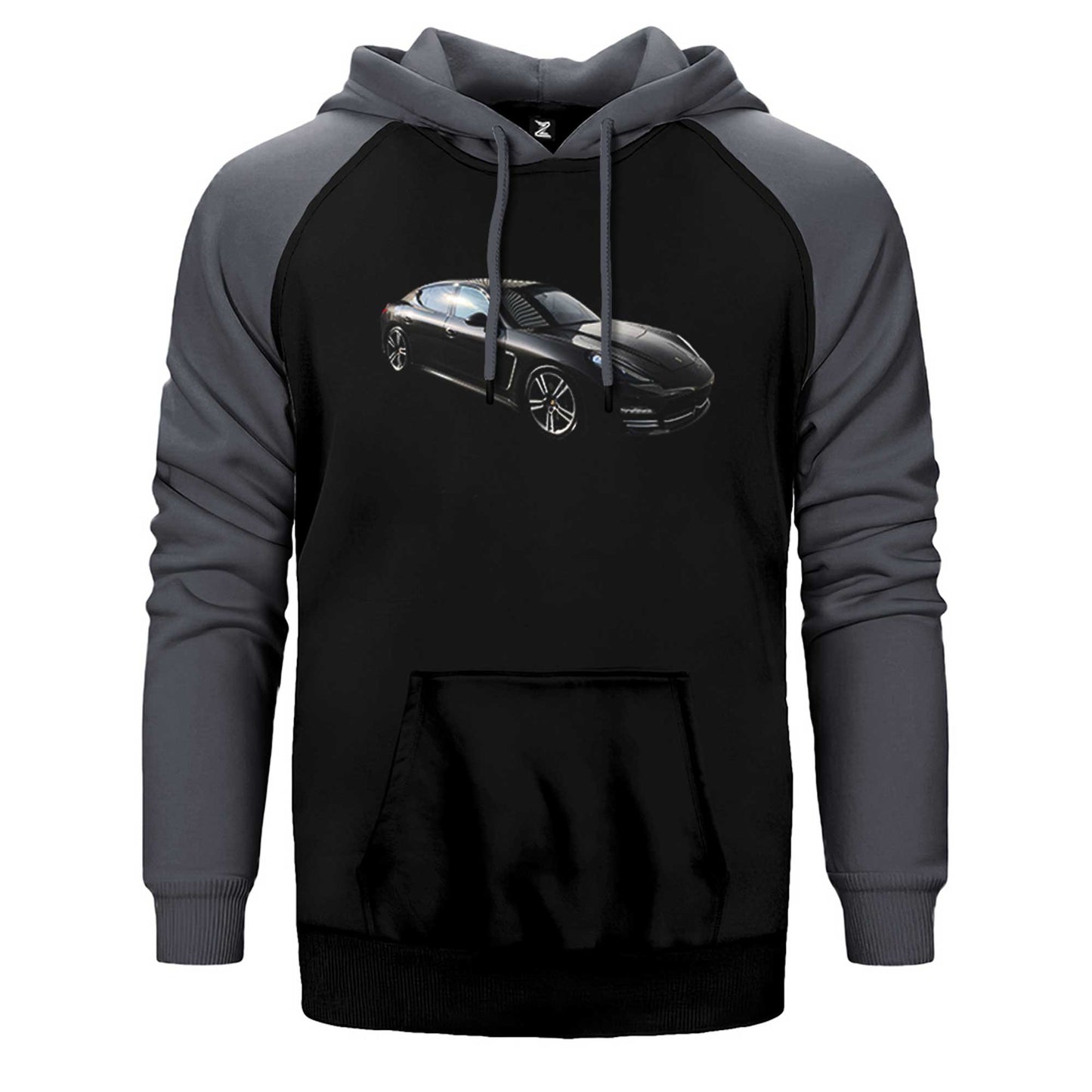 Porsche Panamera Çift Renk Reglan Kol Sweatshirt / Hoodie