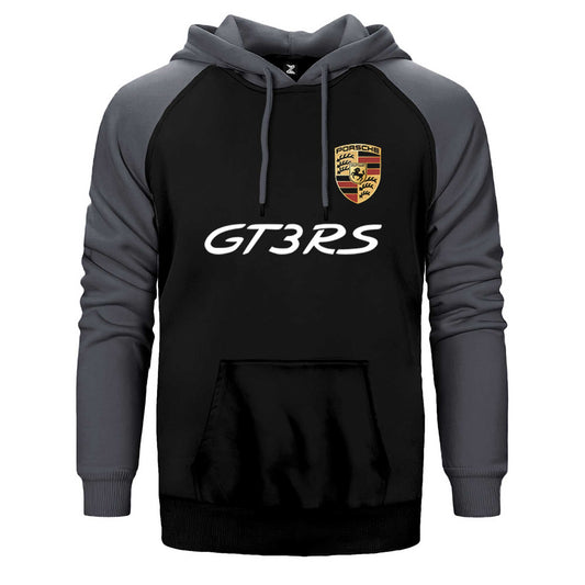 Porsche GT3RS Çift Renk Reglan Kol Sweatshirt / Hoodie