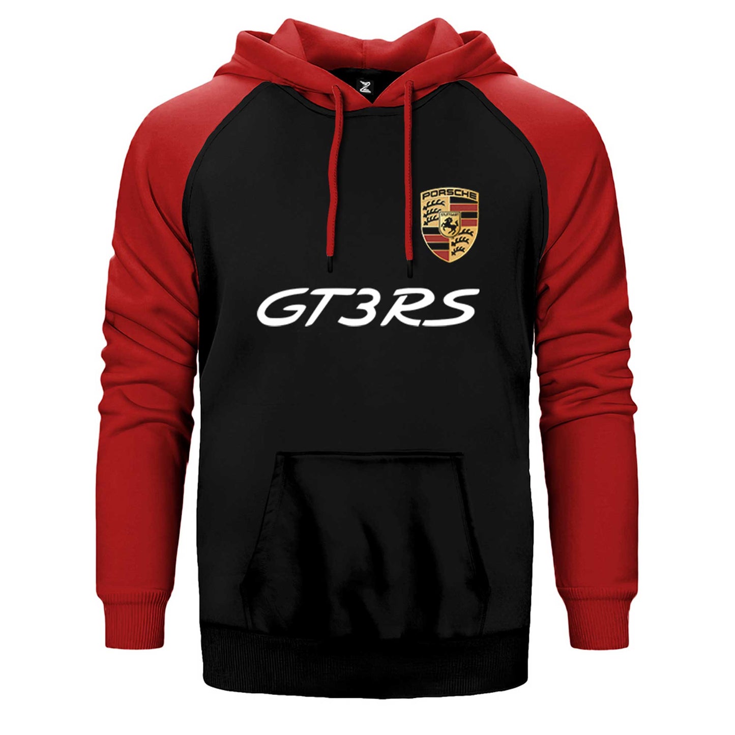 Porsche GT3RS Çift Renk Reglan Kol Sweatshirt / Hoodie