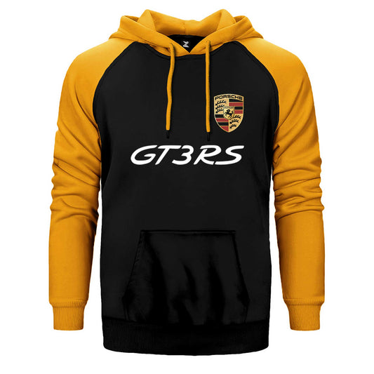 Porsche GT3RS Çift Renk Reglan Kol Sweatshirt / Hoodie
