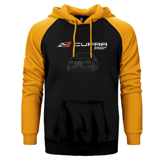 Seat Leon Cupra ER007 Çift Renk Reglan Kol Sweatshirt / Hoodie