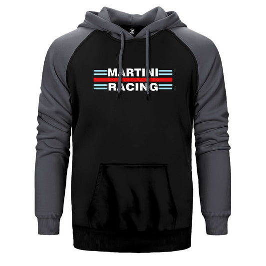 Martini Racing Çift Renk Reglan Kol Sweatshirt / Hoodie