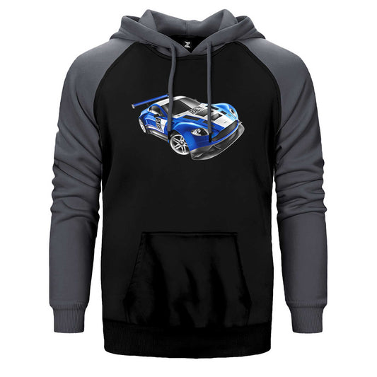 Aston Martin DBS Çift Renk Reglan Kol Sweatshirt / Hoodie