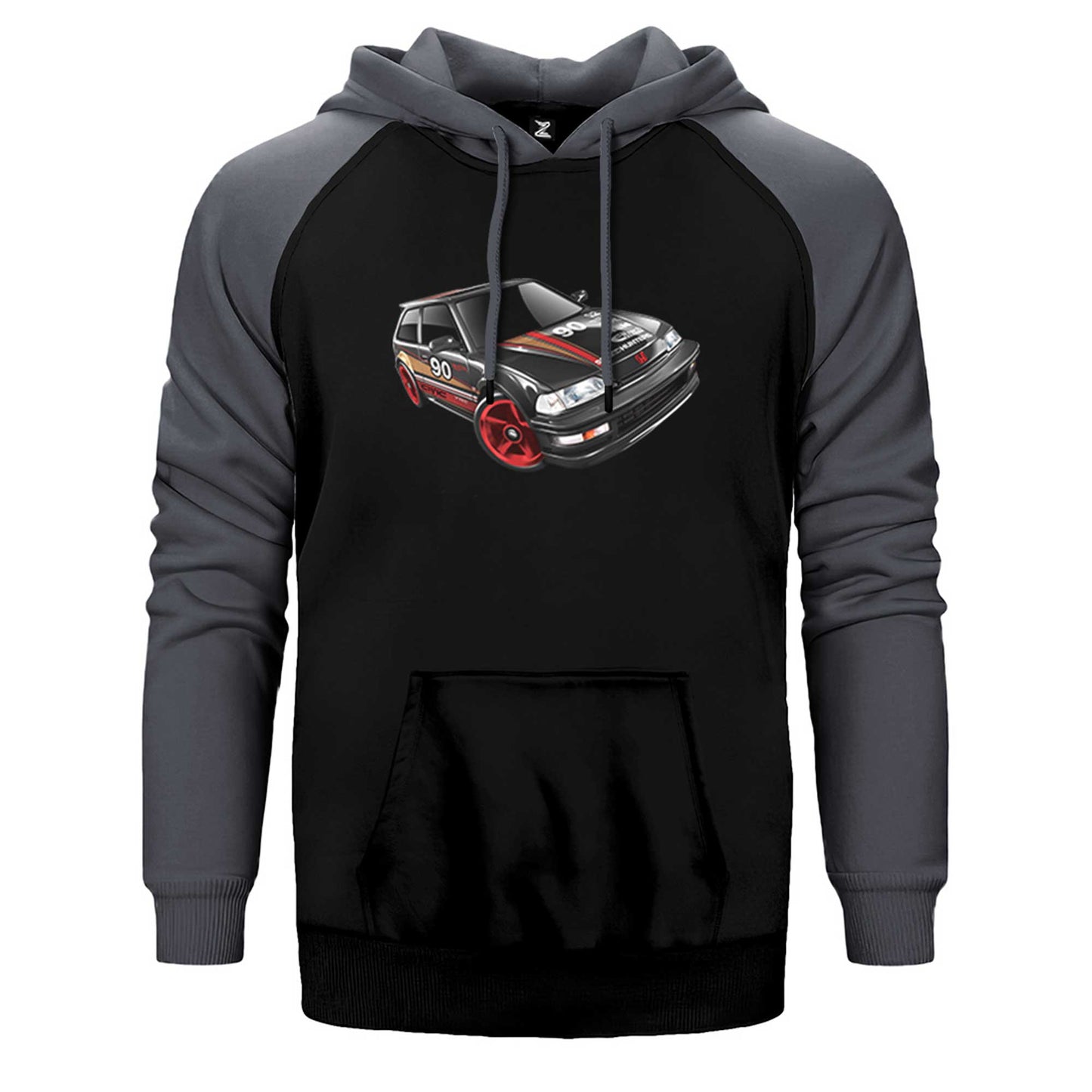 Honda Civic 90 Çift Renk Reglan Kol Sweatshirt / Hoodie
