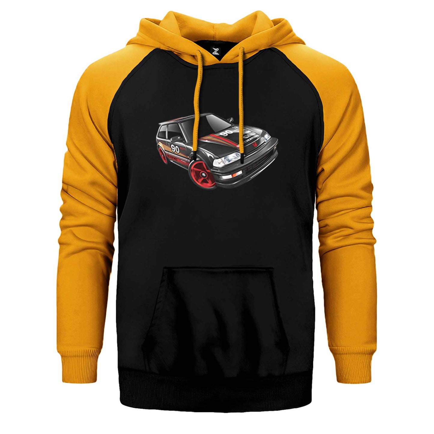 Honda Civic 90 Çift Renk Reglan Kol Sweatshirt / Hoodie