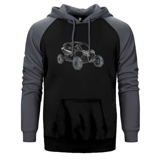 Can Am Off Road Çift Renk Reglan Kol Sweatshirt / Hoodie
