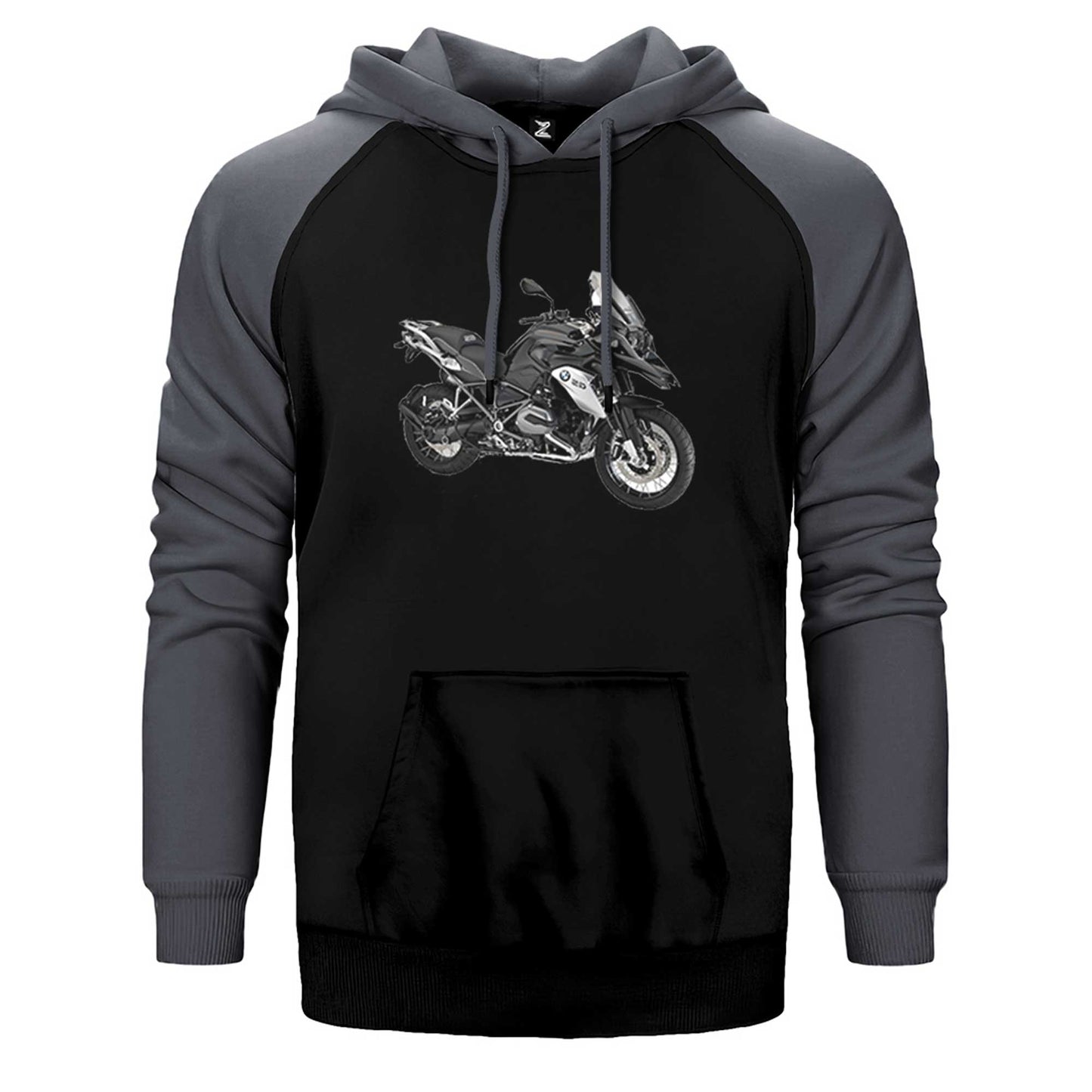 BMW R1200 GS Çift Renk Reglan Kol Sweatshirt / Hoodie