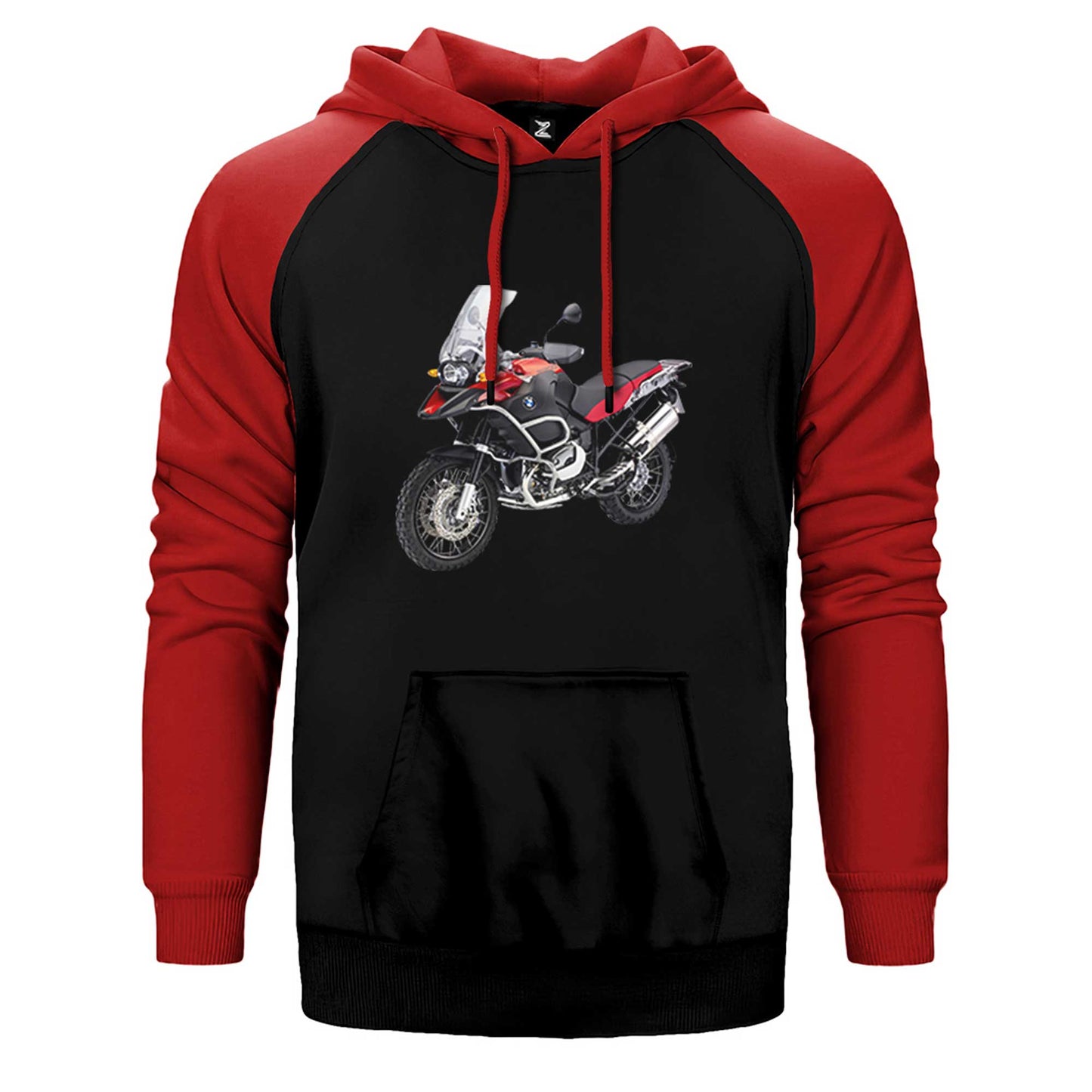 BMW R 1200 GS Macera K51 Çift Renk Reglan Kol Sweatshirt / Hoodie