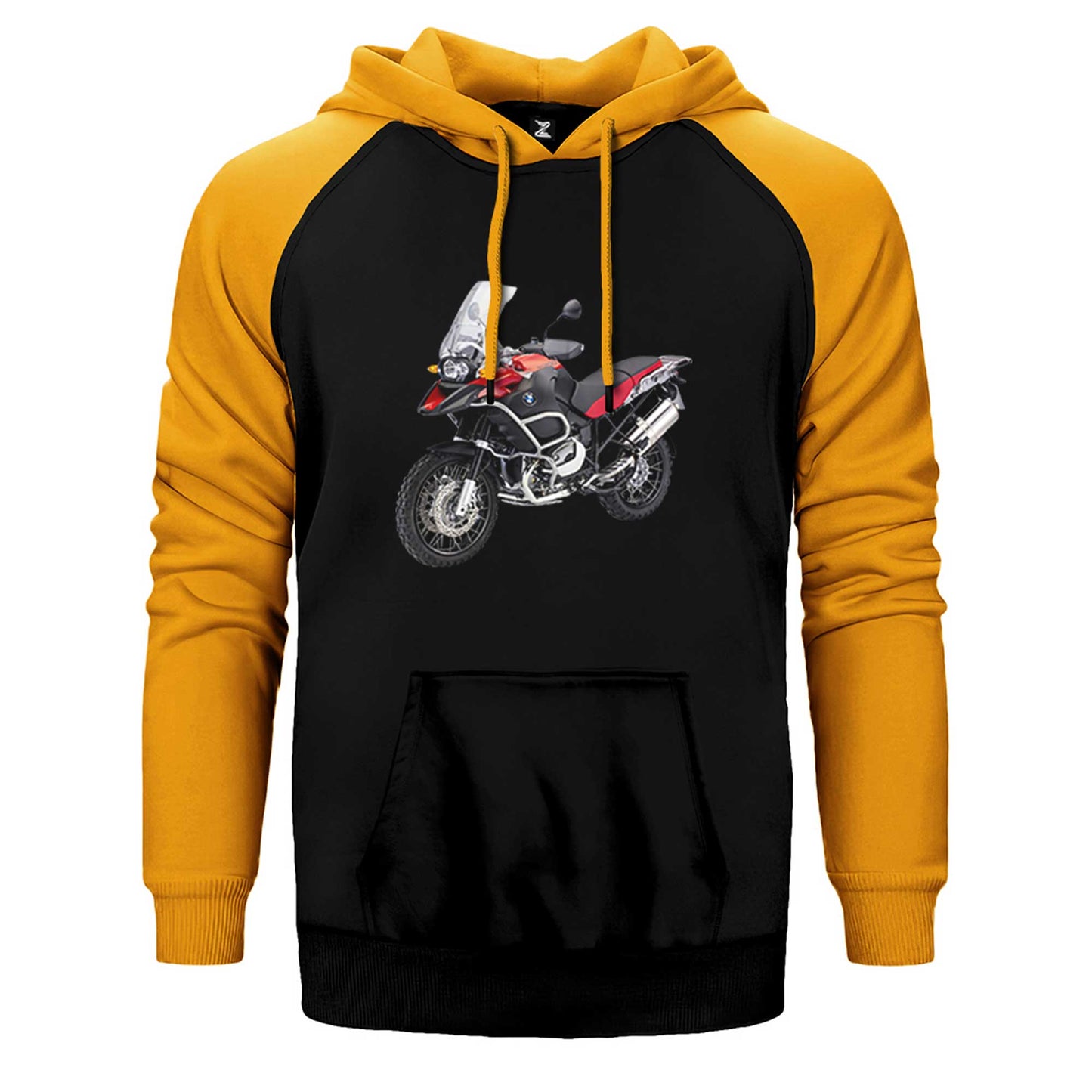 BMW R 1200 GS Macera K51 Çift Renk Reglan Kol Sweatshirt / Hoodie