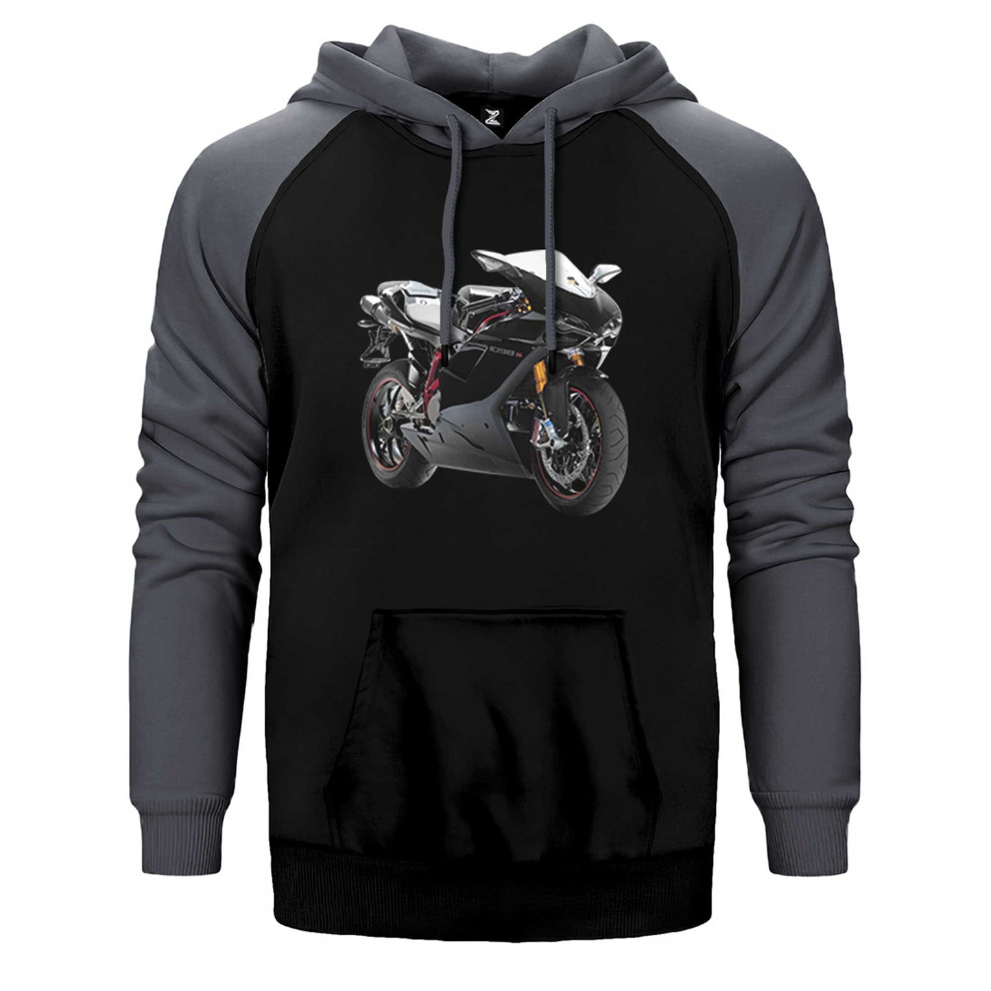 Ducati 1098 Çift Renk Reglan Kol Sweatshirt / Hoodie