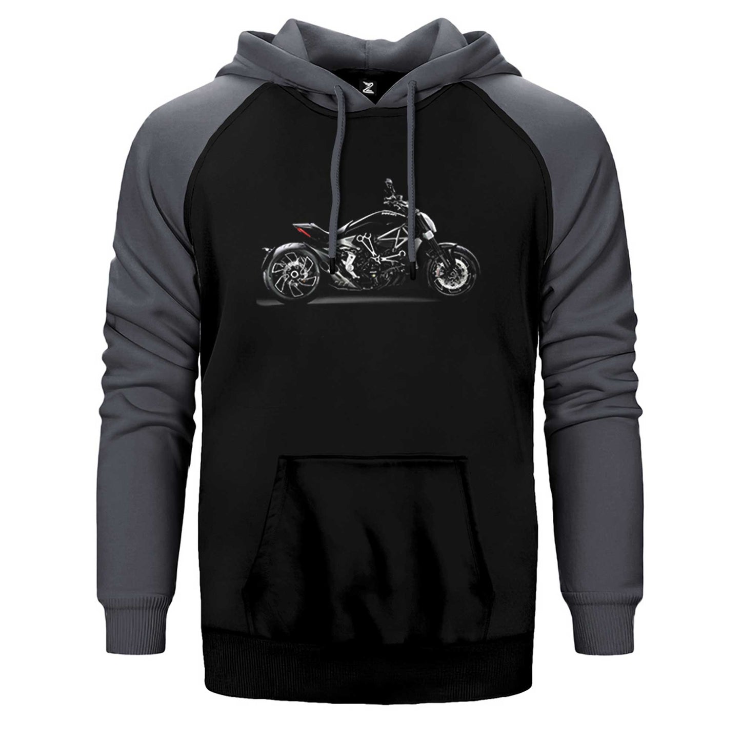 Ducati Diavel XDiavel Çift Renk Reglan Kol Sweatshirt / Hoodie