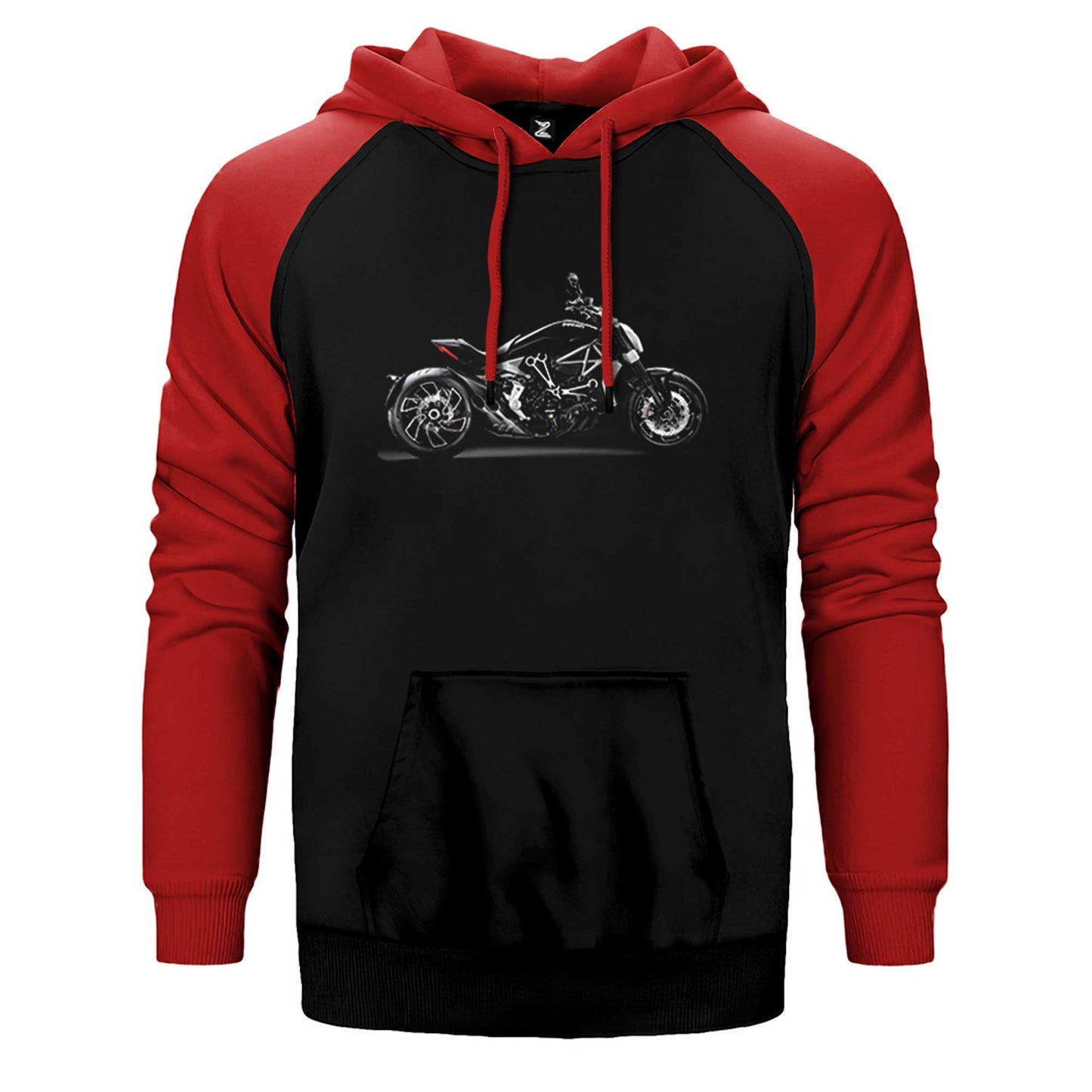 Ducati Diavel XDiavel Çift Renk Reglan Kol Sweatshirt / Hoodie