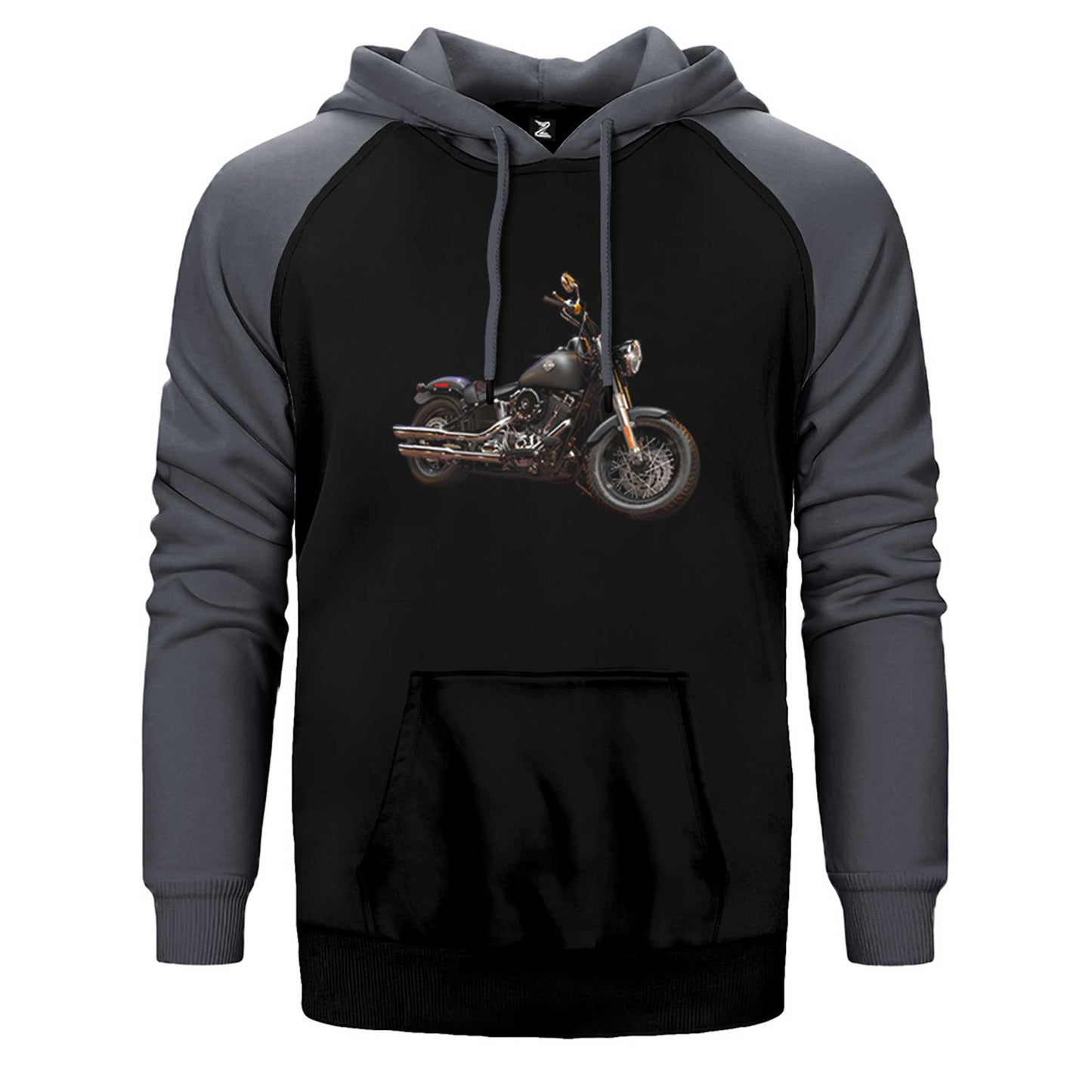 Harley Davidson Street Çift Renk Reglan Kol Sweatshirt / Hoodie